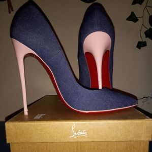 Christian Louboutin So Kate Denim/Patent